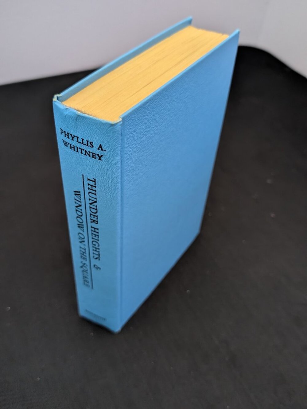 BOOK Vintage 1960 Thunder Heights & Window On The Square Hardcover